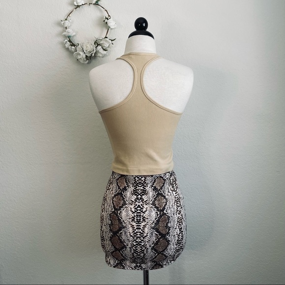 Micro Mini Animal Print Half Slip and Tank Set - Picture 6 of 16